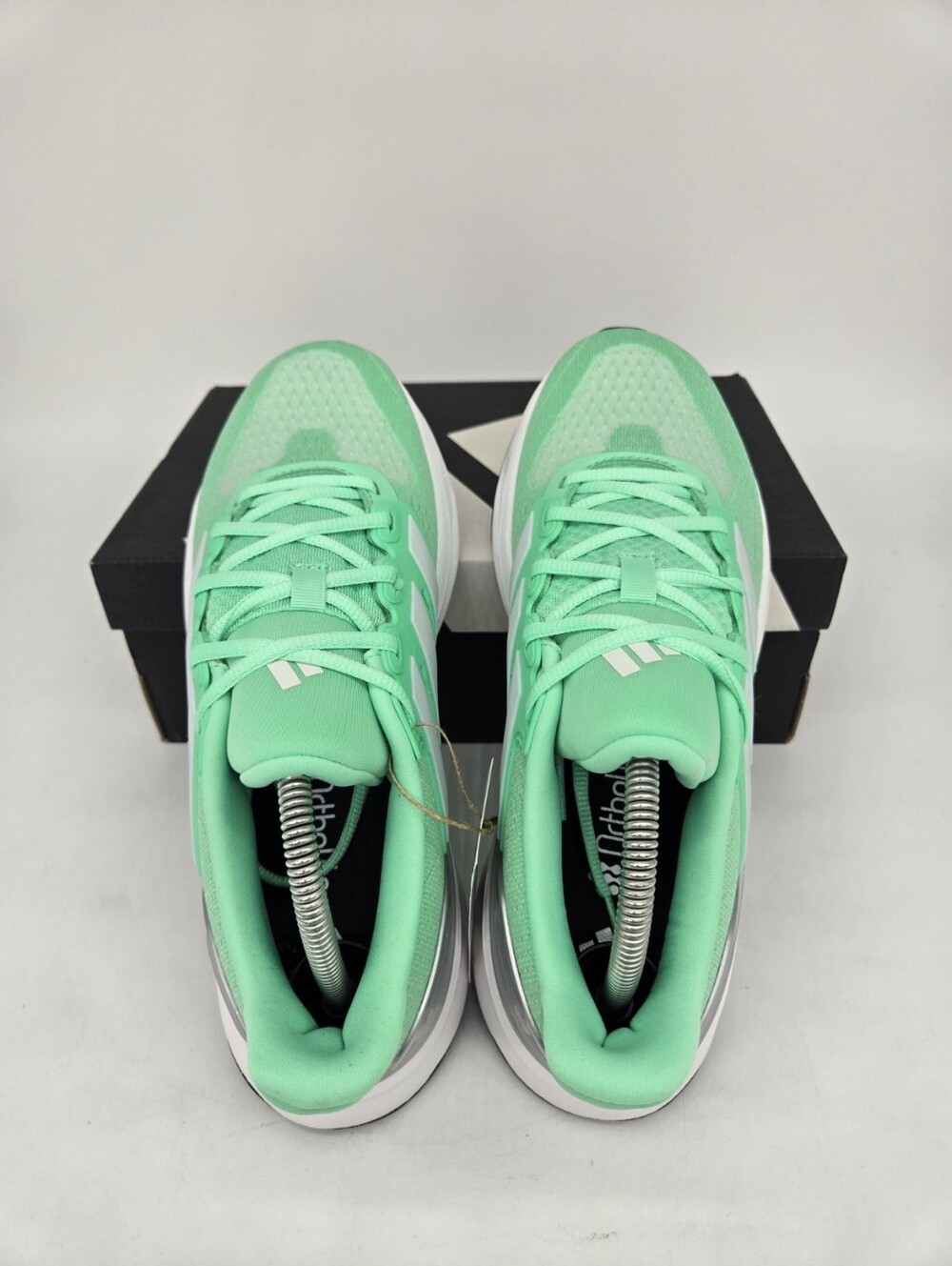 adidas Women's Ultrarun 5 JQ6950 Green Glow Dash Grey Running Shoes Size 7 - Picture 6 of 8